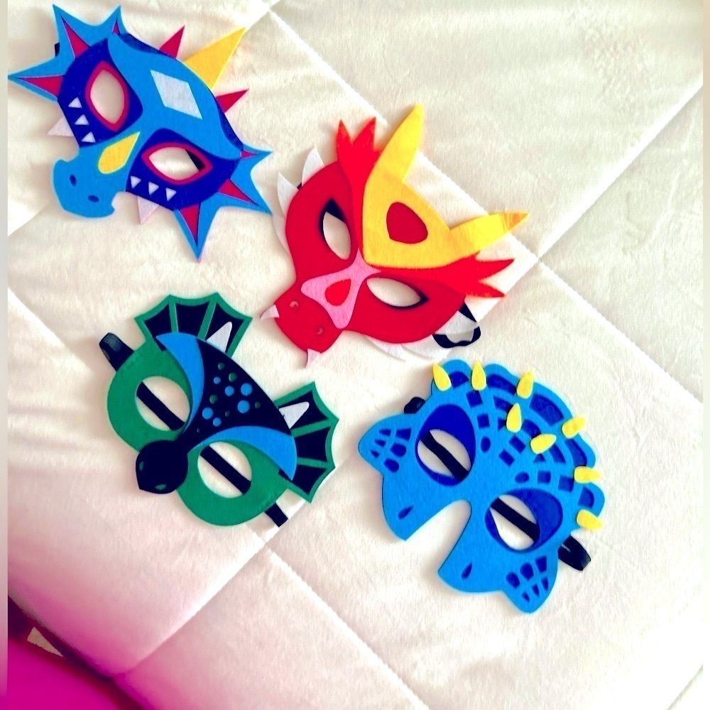Kids 4 Mask Homemade Youth Summerween​​​​